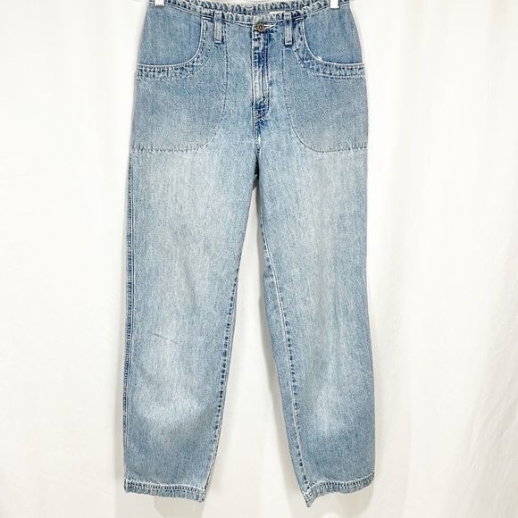 VINTAGE Levi’s Dry Goods Utility Carpenter High Rise jeans size 8 - Picture 1 of 12